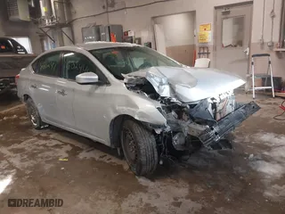 2014 Nissan Sentra SV with VIN 3N1AB7AP2EY212692, listed as a IAAI auction lot 41602444 with 1 mi miles. Bid and sale history available at carsss.com. Image 1.