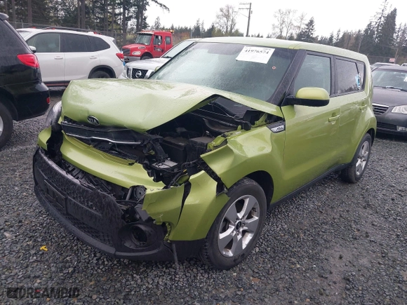 2019 Kia Soul with VIN KNDJN2A29K7921581, listed as a IAAI auction lot 41976574 with 66,816 mi miles. Bid and sale history available at carsss.com. Image 2.