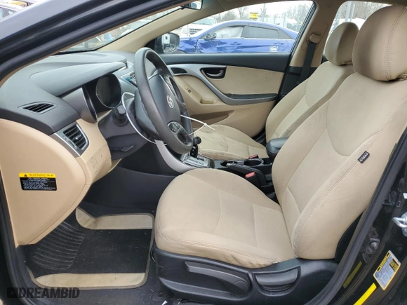 2013 Hyundai Elantra Limited PZEV with VIN 5NPDH4AEXDH231668, listed as a Copart auction lot 49846145 with 139,328 mi miles and Salvage Title. Bid and sale history available at carsss.com. Image 7.