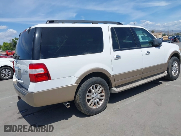 2011 Ford Expedition Max XLT with VIN 1FMJK1J54BEF41410, listed as a IAAI auction lot 42278182 with 123,721 mi miles and . Bid and sale history available at DreamBid. Image 4.