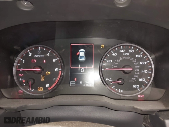 2024 Subaru WRX с VIN JF1VBAB69R9804724, выставлен на аукционе IAAI как лот 41998929 с пробегом 2 168 миль миль и . История ставок и продаж доступна на DreamBid. Изображение 7.