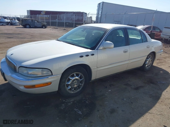 2002 Buick Park Avenue with VIN 1G4CW54K424239451, listed as a IAAI auction lot 41763215 with 187,228 mi miles. Bid and sale history available at carsss.com. Image 2.