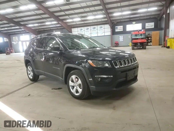 2019 Jeep Compass Latitude with VIN 3C4NJDBB0KT593907, listed as a Copart auction lot 50628525 with 46,111 mi miles and Salvage Title. Bid and sale history available at DreamBid. Image 11.