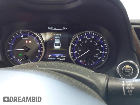 2014 Infiniti Q50 Sport with VIN JN1BV7AR5EM694526, listed as a IAAI auction lot 42782010 with 145,152 mi miles and . Bid and sale history available at DreamBid. Image 7.