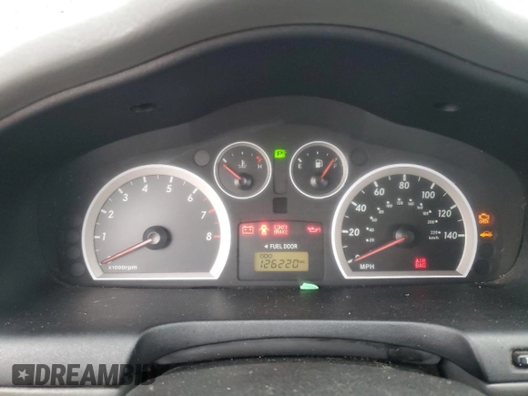 2005 Hyundai Santa Fe GLS with VIN KM8SC13D55U975111, listed as a Copart auction lot 57801515 with 126,220 mi miles and Salvage title. Bid and sale history available at DreamBid. Image 9.
