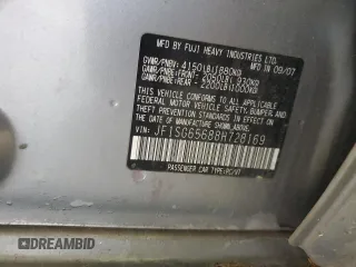 2008 Subaru Forester X с VIN JF1SG65688H728169, выставлен на аукционе Copart как лот 56693945 с пробегом 163 919 миль миль и Чистый • Clean title. История ставок и продаж доступна на DreamBid. Изображение 12.