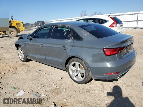 2018 Audi A3 Sedan Premium with VIN WAUB8GFFXJ1076839, listed as a Copart auction lot 43738434 with 61,482 mi miles. Bid and sale history available at carsss.com. Image 2.