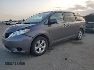 2013 Toyota Sienna LE AAS with VIN 5TDKK3DC2DS321615, listed as a Copart auction lot 52390865 with 187,398 mi miles and Salvage Title. Bid and sale history available at carsss.com. Image 1.