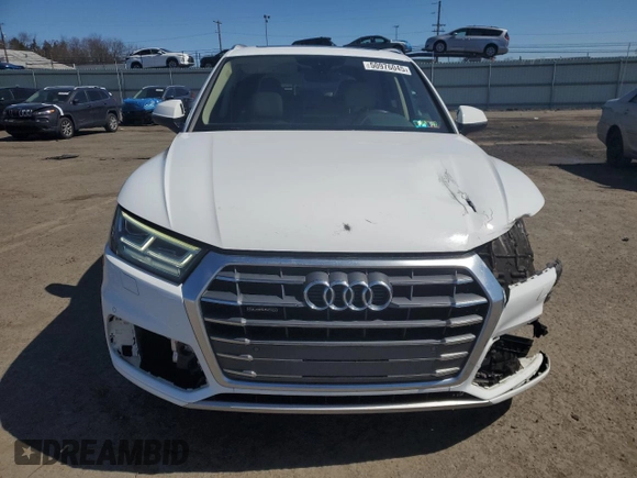 2018 Audi Q5 Premium Plus with VIN WA1BNAFY4J2016716, listed as a Copart auction lot 50976045 with 90,147 mi miles and Salvage Title. Bid and sale history available at carsss.com. Image 5.