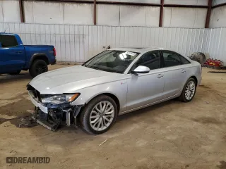 2014 Audi A6 3.0T Premium Plus with VIN WAUFGAFC8EN004107, listed as a Copart auction lot 52876475 with 141,508 mi miles and Clean Title. Bid and sale history available at carsss.com. Image 1.