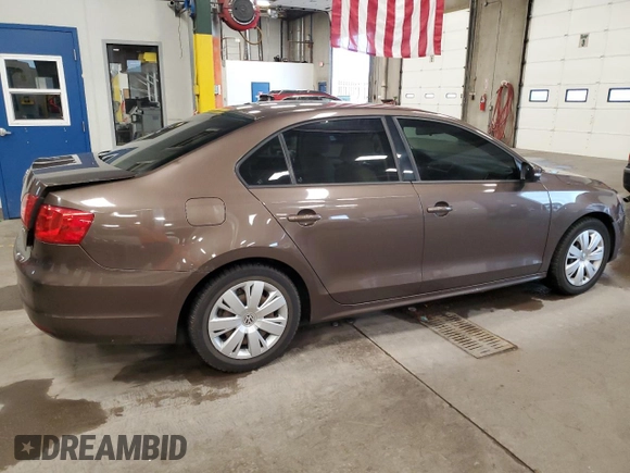 2011 Volkswagen Jetta SE with VIN 3VWDX7AJ2BM397530, listed as a Copart auction lot 61066775 with 130,164 mi miles and Salvage title. Bid and sale history available at DreamBid. Image 3.