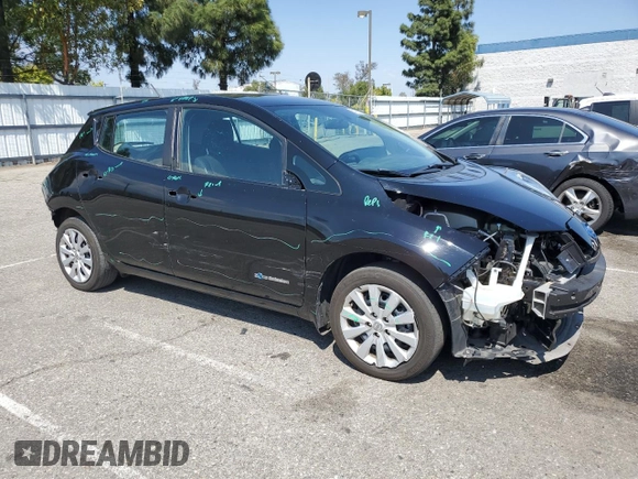 2016 Nissan LEAF S with VIN 1N4AZ0CP5GC308380, listed as a Copart auction lot 54706785 with 103,930 mi miles and Salvage Title. Bid and sale history available at carsss.com. Image 4.