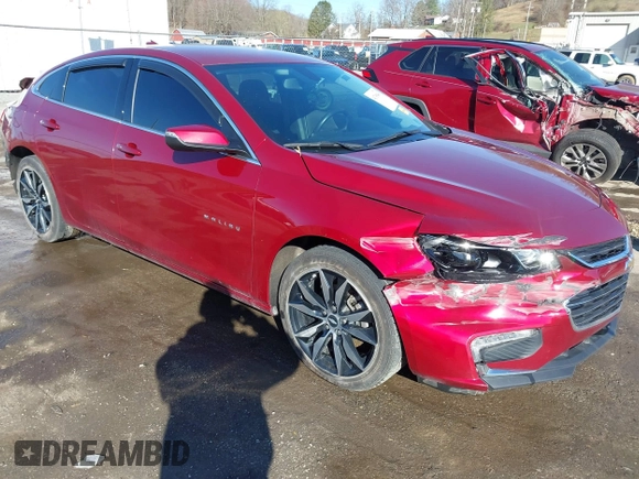 2018 Chevrolet Malibu LT with VIN 1G1ZD5ST1JF165398, listed as a IAAI auction lot 41785400 with 64,884 mi miles. Bid and sale history available at carsss.com. Image 1.