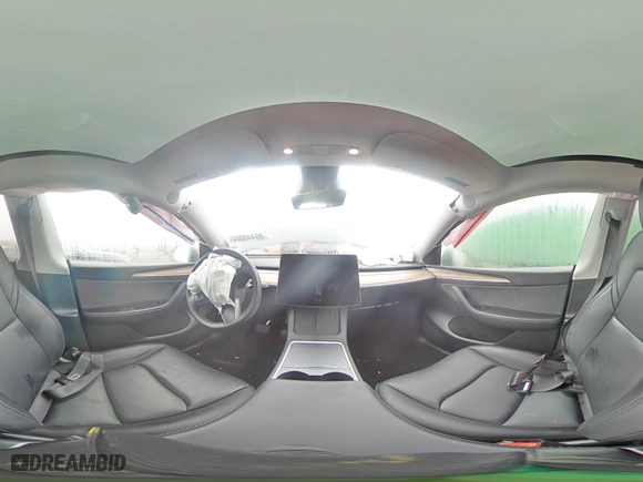 2023 Tesla Model Y Long Range with VIN 7SAYGDEE8PF877148, listed as a Copart auction lot 86448004 with 13,359 mi miles and Salvage Title. Bid and sale history available at carsss.com. Image 12.