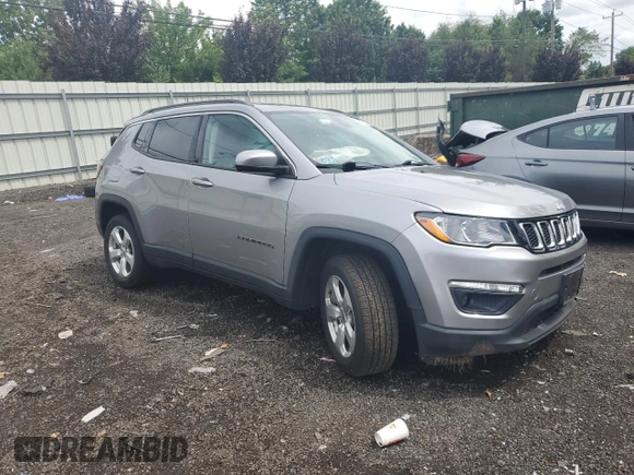 2020 Jeep Compass Latitude with VIN 3C4NJDBB1LT234678, listed as a Copart auction lot 64072925 with 38,997 mi miles and Salvage title. Bid and sale history available at DreamBid. Image 4.