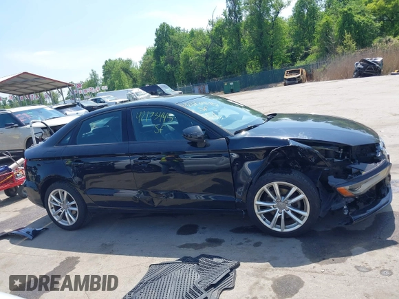 2015 Audi A3 Premium with VIN WAUAJGFF8F1067354, listed as a IAAI auction lot 42173445 with 94,325 mi miles and . Bid and sale history available at DreamBid. Image 14.
