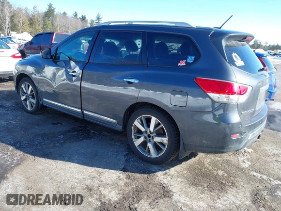 2013 Nissan Pathfinder SL z VIN 5N1AR2MM8DC602681, wystawiony jako IAAI lot #41620506 z przebiegiem 193 026 mil mil oraz . Historia ofert i sprzedaży dostępna na DreamBid. Obrazek 3.
