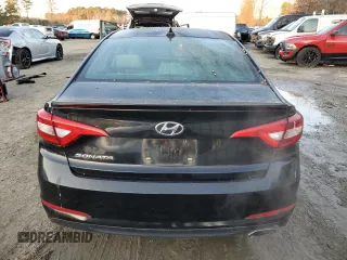 2015 Hyundai Sonata 2.4L SE with VIN 5NPE24AF2FH202103, listed as a Copart auction lot 43662165 with 151,058 mi miles and Clean Title. Bid and sale history available at carsss.com. Image 6.