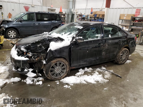 2011 Volkswagen Jetta Sedan SE with VIN 3VWDX7AJ2BM048626, listed as a Copart auction lot 85820194 with 161,504 mi miles and Non Repairable. Bid and sale history available at carsss.com. Image 1.