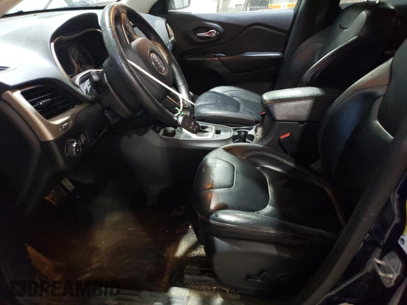 2015 Jeep Cherokee Limited with VIN 1C4PJMDB2FW655409, listed as a Copart auction lot 88255715 with 109,262 mi miles and Salvage Title. Bid and sale history available at carsss.com. Image 7.
