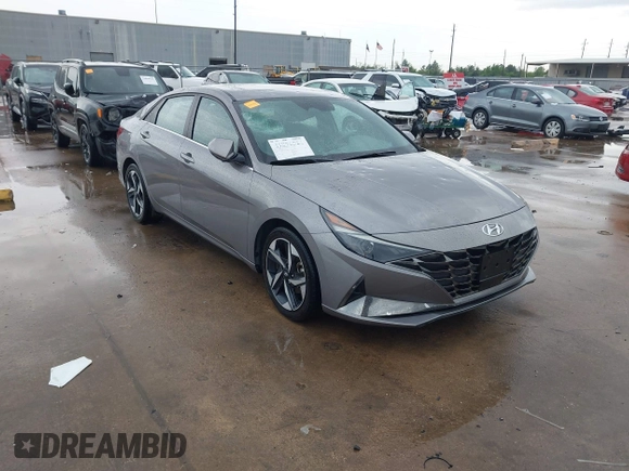 2021 Hyundai Elantra SEL z VIN KMHLN4AG7MU146908, wystawiony jako IAAI lot #41896524 z przebiegiem 37 444 mil mil oraz . Historia ofert i sprzedaży dostępna na DreamBid. Obrazek 1.