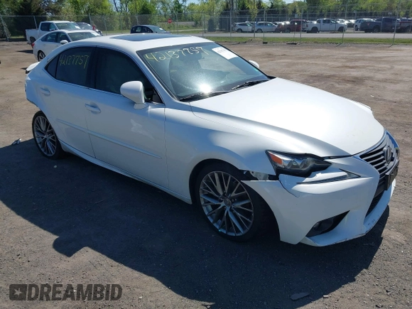 2015 Lexus IS 250 with VIN JTHCF1D2XF5017511, listed as a IAAI auction lot 42137757 with 114,274 mi miles and . Bid and sale history available at DreamBid. Image 1.