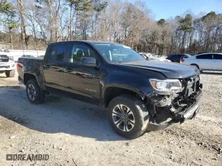 2021 Chevrolet Colorado 2WD Z71 with VIN 1GCGSDEN1M1181226, listed as a Copart auction lot 89271075 with 75,404 mi miles and Salvage Title. Bid and sale history available at carsss.com. Image 4.
