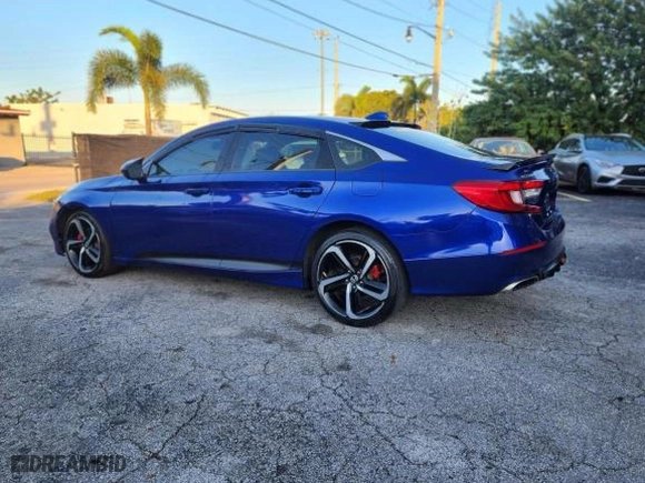 2020 Honda Accord Sedan Sport with VIN 1HGCV1F31LA082553, listed as a Copart auction lot 52818075 with 16,044 mi miles and Clean Title. Bid and sale history available at carsss.com. Image 3.