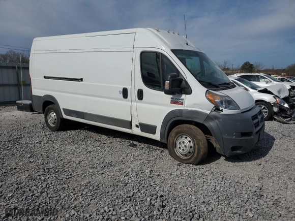 2016 Ram ProMaster Cargo Van with VIN 3C6TRVDG1GE129641, listed as a Copart auction lot 47180765 with 130,414 mi miles and Salvage Title. Bid and sale history available at carsss.com. Image 4.