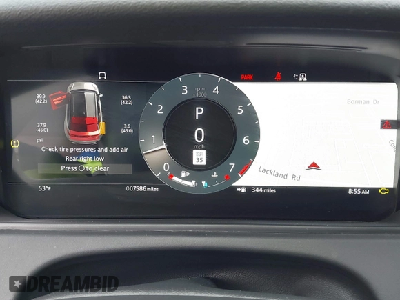 2024 Land Rover Range Rover Velar Dynamic SE with VIN SALYL2EX1RA368859, listed as a IAAI auction lot 42163428 with 7,586 mi miles and . Bid and sale history available at DreamBid. Image 7.