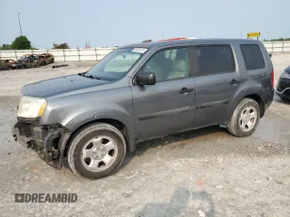 2012 Honda Pilot LX with VIN 5FNYF4H22CB071625, listed as a Copart auction lot 59026215 with 114,619 mi miles and Salvage title. Bid and sale history available at DreamBid. Image 1.
