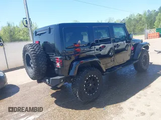 2017 Jeep Wrangler Unlimited Sahara with VIN 1C4BJWEG4HL637482, listed as a IAAI auction lot 41951349 with 76,030 mi miles. Bid and sale history available at carsss.com. Image 4.