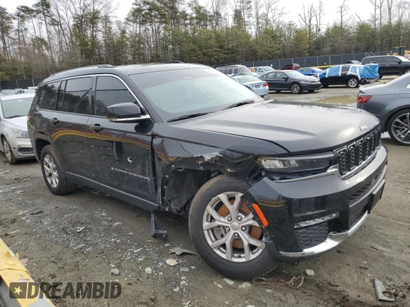2022 Jeep Grand Cherokee Limited with VIN 1C4RJJBG8N8554545, listed as a Copart auction lot 44686215 with 69,545 mi miles and Salvage title. Bid and sale history available at DreamBid. Image 4.
