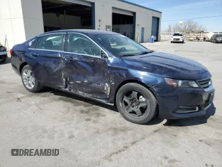 2017 Chevrolet Impala LS with VIN 2G11Z5SA2H9197745, listed as a Copart auction lot 46480825 with 38,634 mi miles and Salvage Title. Bid and sale history available at DreamBid. Image 4.