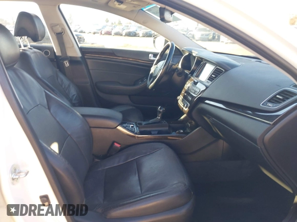 2015 Kia Cadenza Premium with VIN KNALN4D78F5183170, listed as a IAAI auction lot 41434649 with 101,443 mi miles. Bid and sale history available at carsss.com. Image 5.