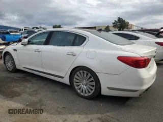 2015 Kia K900 Premium with VIN KNALU4D46F6026661, listed as a Copart auction lot 43611345 with 121,161 mi miles and Clean title. Bid and sale history available at DreamBid. Image 2.