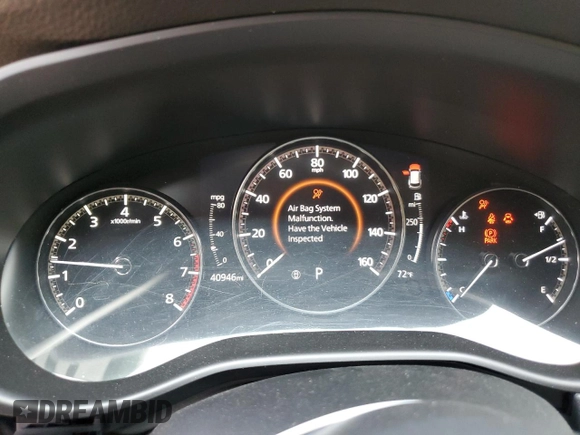 2023 Mazda CX-50 S Premium Plus with VIN 7MMVABEM0PN117875, listed as a Copart auction lot 59443705 with 40,946 mi miles and Salvage title. Bid and sale history available at DreamBid. Image 9.