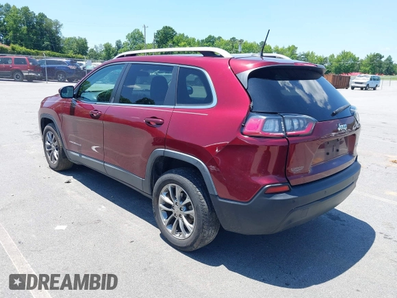 2019 Jeep Cherokee Latitude Plus z VIN 1C4PJLLB6KD332658, wystawiony jako IAAI lot #42563914 z przebiegiem 81 435 mil mil oraz . Historia ofert i sprzedaży dostępna na DreamBid. Obrazek 3.
