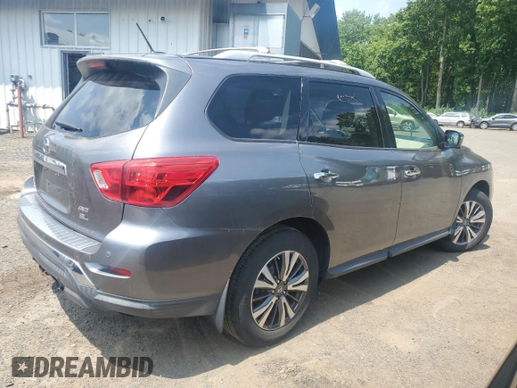 2017 Nissan Pathfinder SL z VIN 5N1DR2MM4HC669295, wystawiony jako Copart lot #66335055 z przebiegiem 89 763 mil mil oraz Czysty tytuł • Clean title. Historia ofert i sprzedaży dostępna na DreamBid. Obrazek 3.