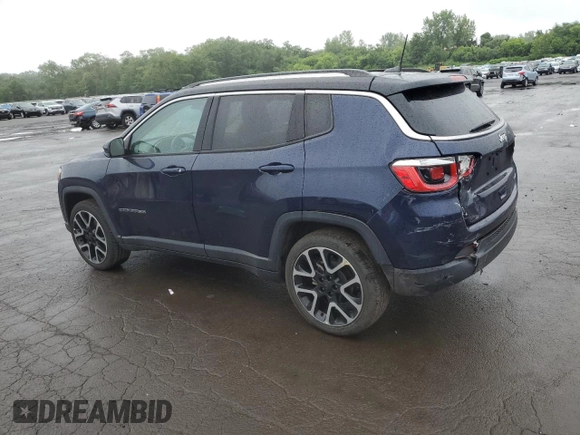 2019 Jeep Compass Limited with VIN 3C4NJCCB7KT730818, listed as a Copart auction lot 61362545 with 57,939 mi miles and Salvage title. Bid and sale history available at DreamBid. Image 2.