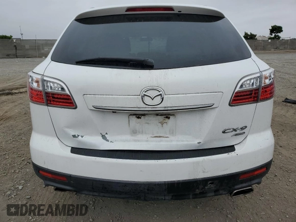 2012 Mazda CX-9 Touring with VIN JM3TB3CV3C0336043, listed as a Copart auction lot 59914335 with 106,595 mi miles and Salvage title. Bid and sale history available at DreamBid. Image 6.
