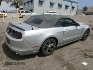 2014 Ford Mustang V6 with VIN 1ZVBP8EMXE5242753, listed as a Copart auction lot 53069415 with 145,485 mi miles and Salvage Title. Bid and sale history available at carsss.com. Image 3.