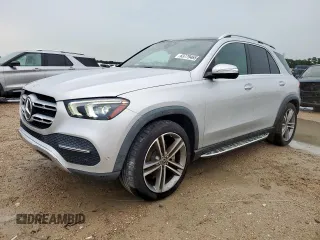 2021 Mercedes-Benz GLE 350 with VIN 4JGFB4JB9MA312678, listed as a Copart auction lot 63779465 with 54,472 mi miles and Salvage title. Bid and sale history available at DreamBid. Image 1.