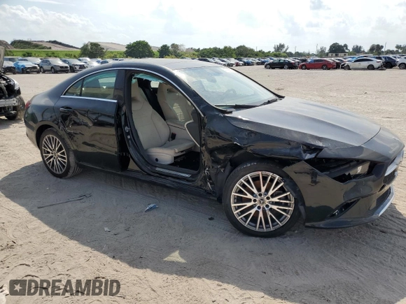 2020 Mercedes-Benz CLA 250 with VIN WDD5J4GB4LN073595, listed as a Copart auction lot 47423514 with 6,083 mi miles and . Bid and sale history available at DreamBid. Image 4.