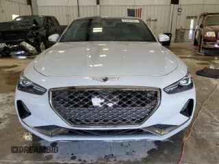 2020 Genesis G70 3.3T with VIN KMTG34LE6LU048573, listed as a Copart auction lot 67907884 with 63,531 mi miles and Salvage Title. Bid and sale history available at carsss.com. Image 5.