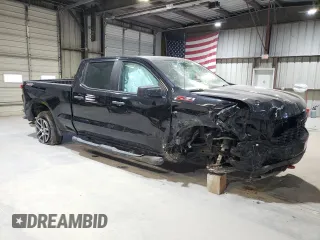 2019 Chevrolet Silverado 1500 Custom Trail Boss with VIN 3GCPYCEH7KG186125, listed as a Copart auction lot 82405034 with 67,095 mi miles and Salvage Title. Bid and sale history available at carsss.com. Image 4.