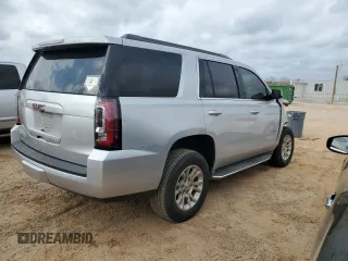 2015 GMC Yukon SLT with VIN 1GKS2BKC6FR585715, listed as a Copart auction lot 47384835 with 0 mi miles and Salvage Title. Bid and sale history available at carsss.com. Image 3.