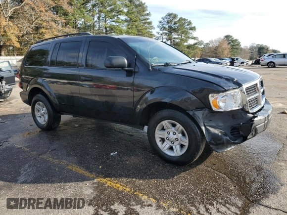 2008 Dodge Durango SXT with VIN 1D8HD38N58F121075, listed as a Copart auction lot 89325995 with 209,357 mi miles and Salvage title. Bid and sale history available at DreamBid. Image 4.