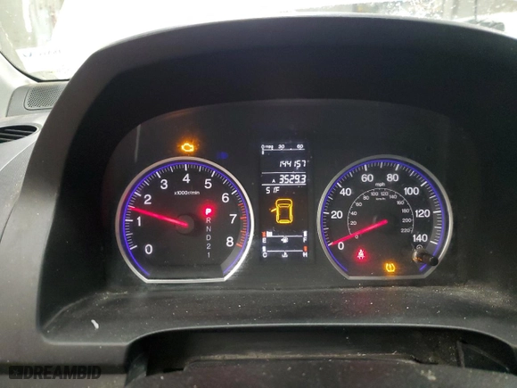 2009 Honda CR-V EX-L with VIN JHLRE48789C023414, listed as a Copart auction lot 49920395 with 144,157 mi miles and Salvage Title. Bid and sale history available at carsss.com. Image 9.