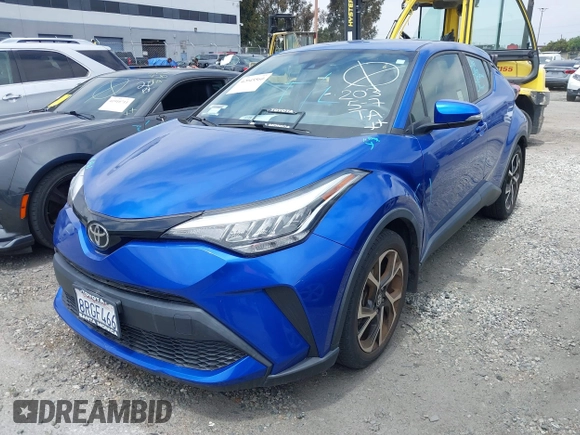 2020 Toyota C-HR LE with VIN JTNKHMBX1L1077246, listed as a IAAI auction lot 42045560 with 16,109 mi miles. Bid and sale history available at carsss.com. Image 18.